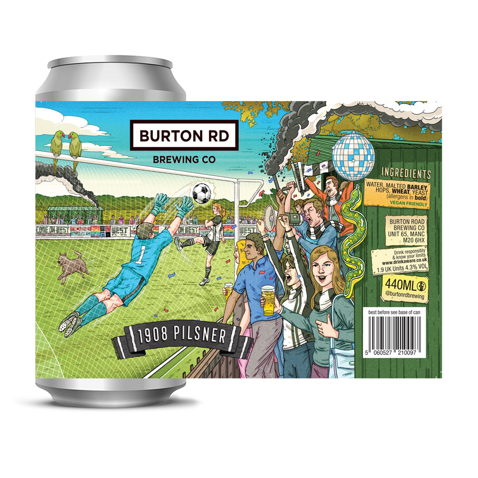 Burton Road Brewing Co. - 1908 Pilsner, 4.3%, 440ml