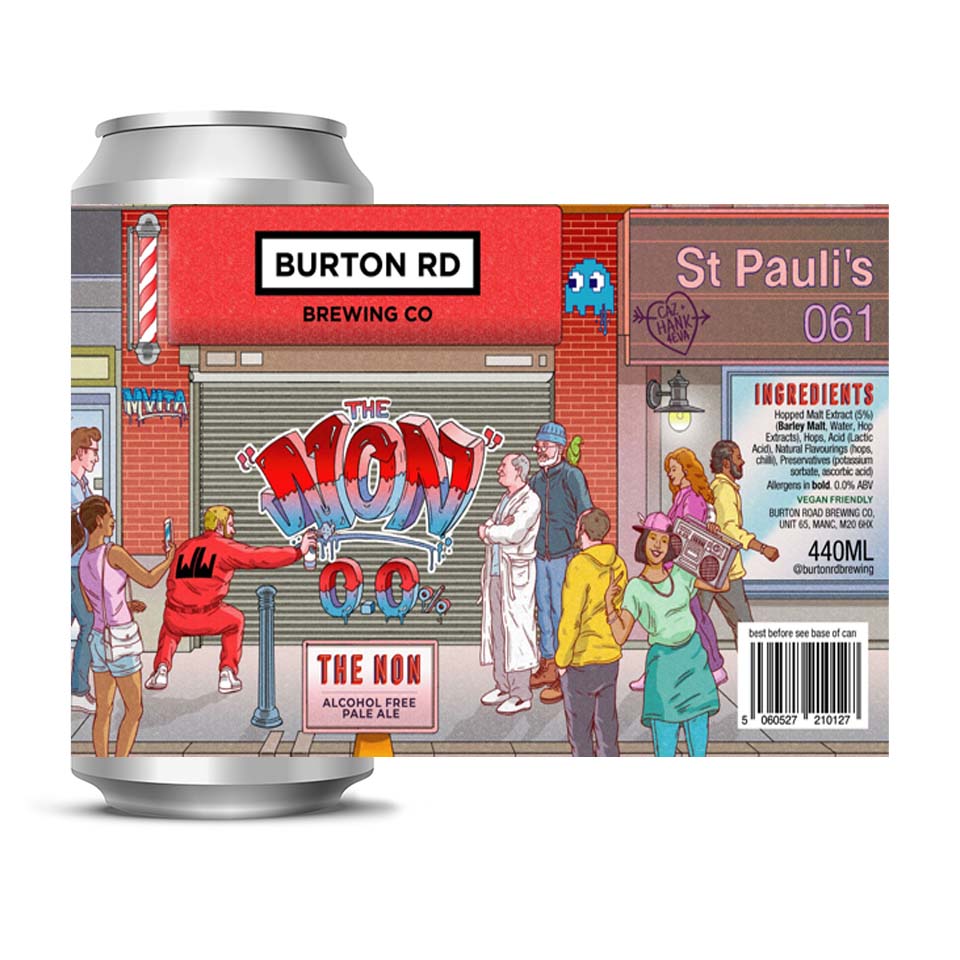 Burton Road Brewing Co. - The Non, Alcohol Free Pale Ale, 0.0%, 440ml